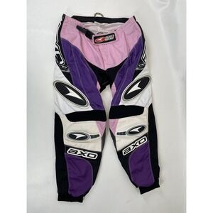 AXO Sport Womens Motocross Racing Pants‎ Size 7/8 Pink & Purple